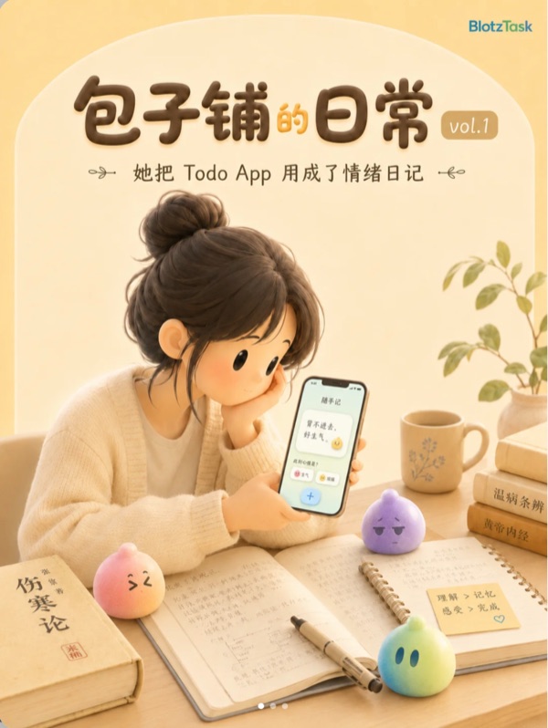 Cover of our Red Note post: 包子铺的日常 vol.1